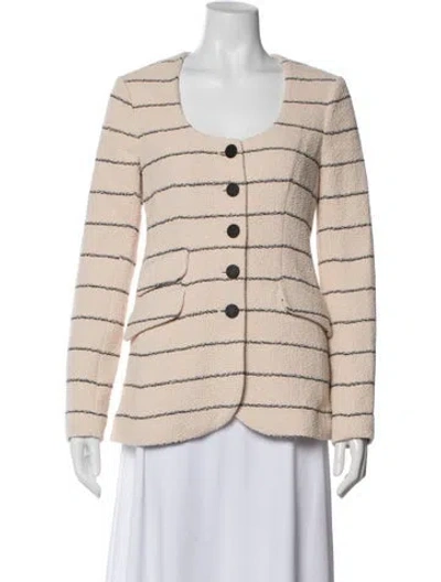 Pre-owned Rag & Bone Striped Jacket W/ Tags In Pink