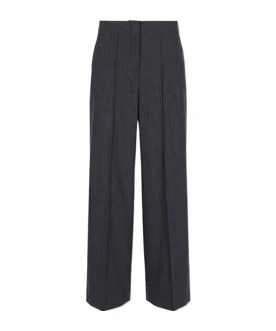 Rag & Bone Striped Pattern Casual Pants In Gray
