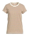 Rag & Bone Striped Printed Short-sleeve T-shirt In Multi