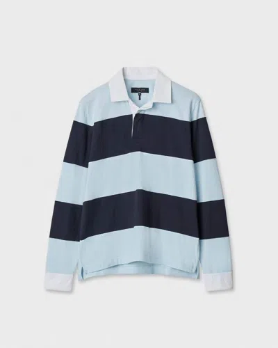 Rag & Bone Striped Rugby Polo In Multi