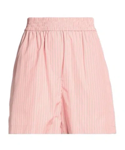 Rag & Bone Striped Shorts In Pink