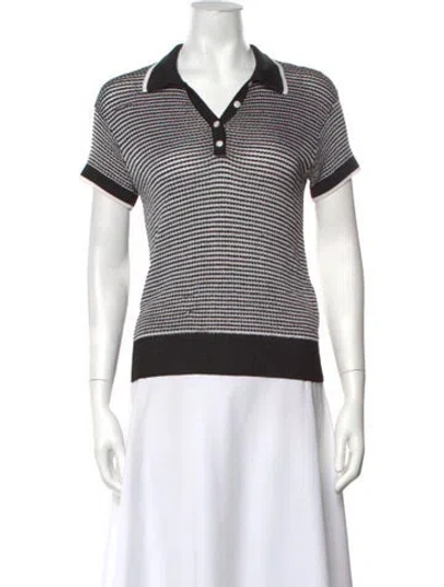 Pre-owned Rag & Bone Striped Sweater In Black
