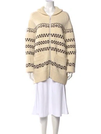 Pre-owned Rag & Bone Striped Sweater In Neutral