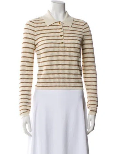 Pre-owned Rag & Bone Striped Sweater In Neutral