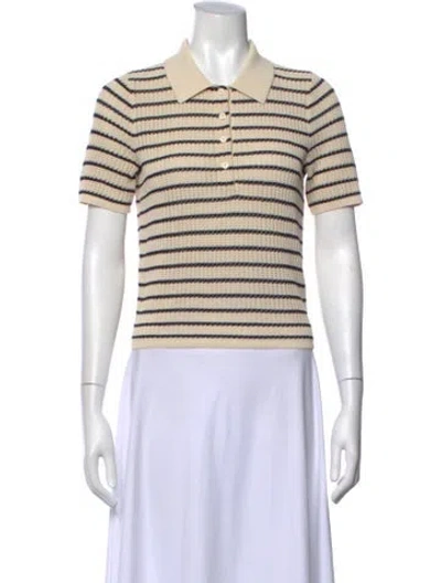 Pre-owned Rag & Bone Striped Sweater In Neutral