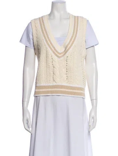 Pre-owned Rag & Bone Striped Vest In Gray