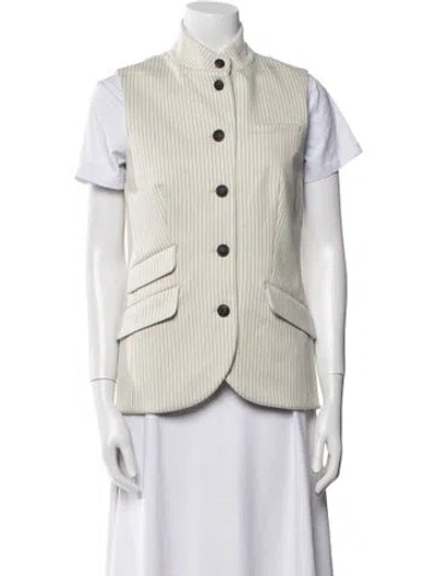 Pre-owned Rag & Bone Striped Vest In Neutral