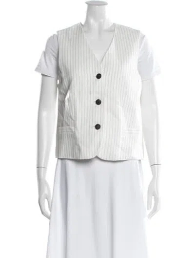 Pre-owned Rag & Bone Striped Vest In Neutral