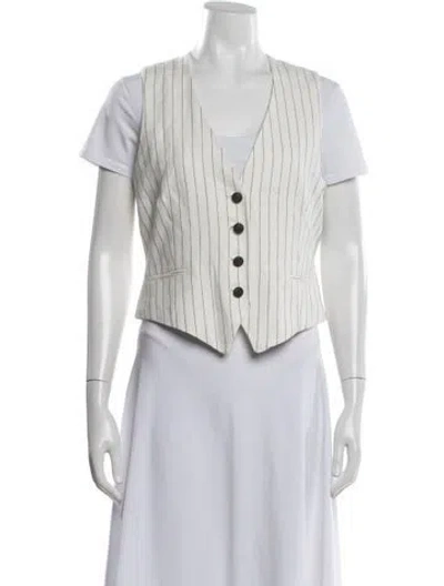 Pre-owned Rag & Bone Striped Vest In Neutrals