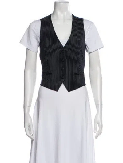 Pre-owned Rag & Bone Striped Vest In Neutrals
