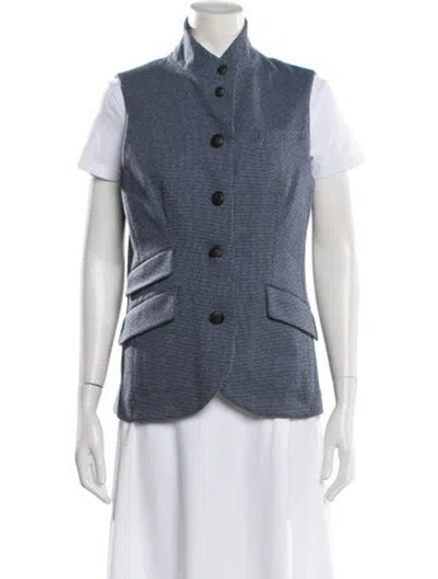 Pre-owned Rag & Bone Striped Vest W/ Tags In Blue
