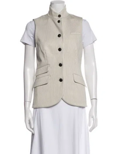 Pre-owned Rag & Bone Striped Vest W/ Tags In Neutral