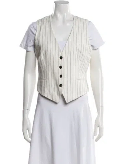 Pre-owned Rag & Bone Striped Vest W/ Tags In Neutrals