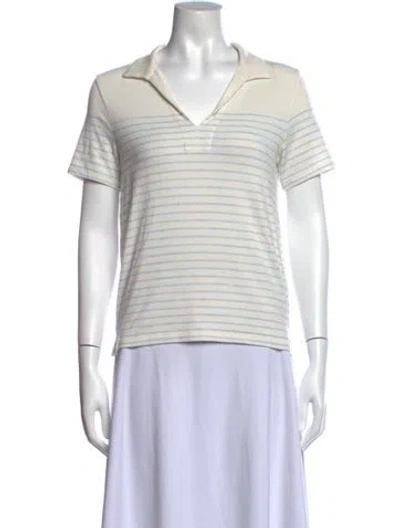 Pre-owned Rag & Bone Striped V-neck Sweater