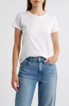 Rag & Bone Studded Cotton T-shirt In White