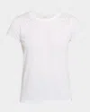 Rag & Bone Studded Crewneck Tee In White