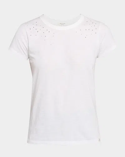 RAG & BONE STUDDED CREWNECK TEE