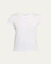 Rag & Bone Studded Crewneck Tee In White