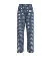 Rag & Bone Studded Shea Straight Jeans In Blue