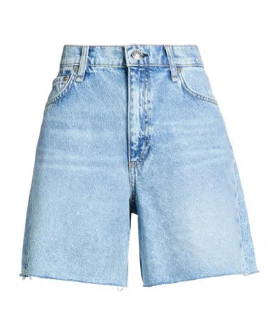 Rag & Bone Stylish Light-wash Denim Shorts In Blue