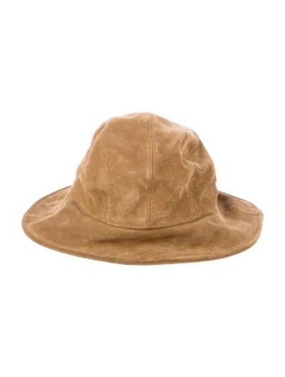 Pre-owned Rag & Bone Sude Bucket Hat In Brown