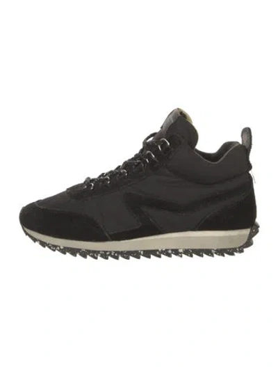 Pre-owned Rag & Bone Suede Athletic Sneakers In Black