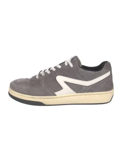 Pre-owned Rag & Bone Suede Athletic Sneakers In Black