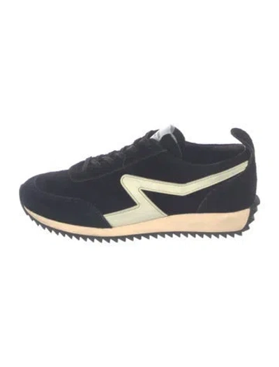 Pre-owned Rag & Bone Suede Athletic Sneakers In Blue