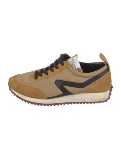 Pre-owned Rag & Bone Suede Athletic Sneakers In Brown
