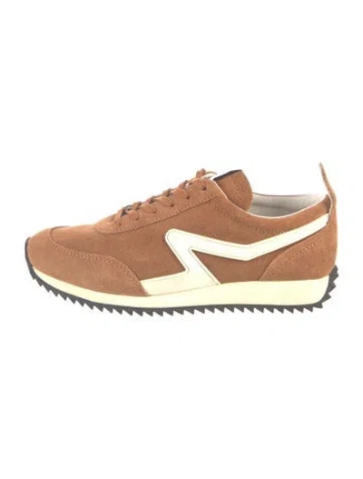 Pre-owned Rag & Bone Suede Athletic Sneakers In Brown