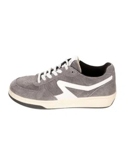 Pre-owned Rag & Bone Suede Athletic Sneakers In Grey/white