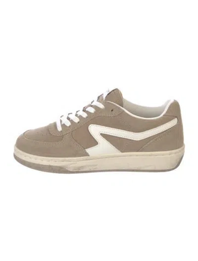 Pre-owned Rag & Bone Suede Athletic Sneakers In Neutral
