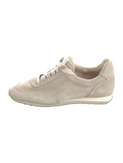 Pre-owned Rag & Bone Suede Athletic Sneakers In Neutral