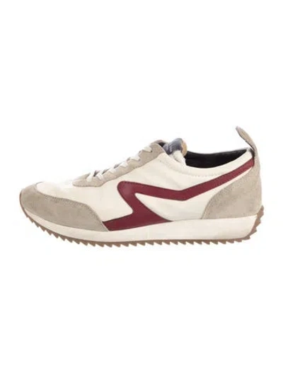 Pre-owned Rag & Bone Suede Athletic Sneakers In Neutrals
