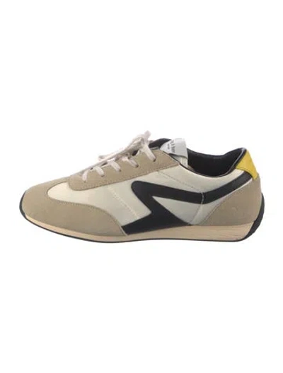 Pre-owned Rag & Bone Suede Athletic Sneakers In Neutrals