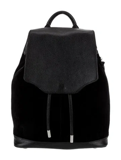 Pre-owned Rag & Bone Suede Backpack In Black