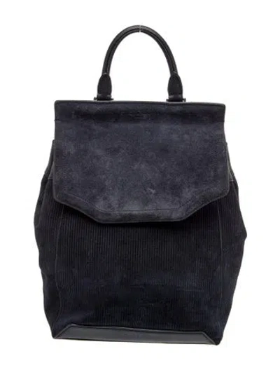 Pre-owned Rag & Bone Suede Backpack In Blue
