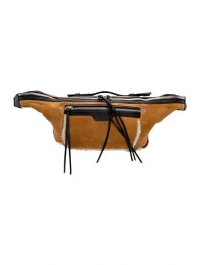 Pre-owned Rag & Bone Suede Belt Bag In Neutrals