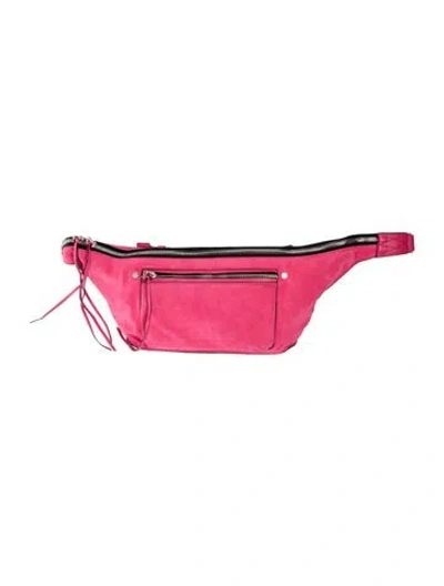 Pre-owned Rag & Bone Suede Belt Bag In Pink