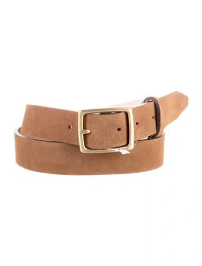 Pre-owned Rag & Bone Suede Belt In Brown