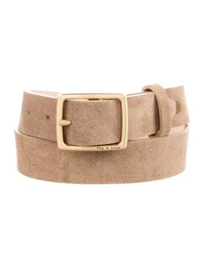 Pre-owned Rag & Bone Suede Belt In Brown