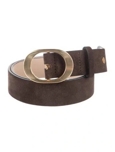 Pre-owned Rag & Bone Suede Belt In Brown
