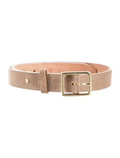 Pre-owned Rag & Bone Suede Belt In Brown