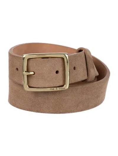 Pre-owned Rag & Bone Suede Belt In Brown