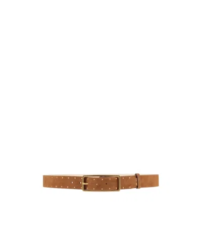 Rag & Bone Suede Belt In Brown