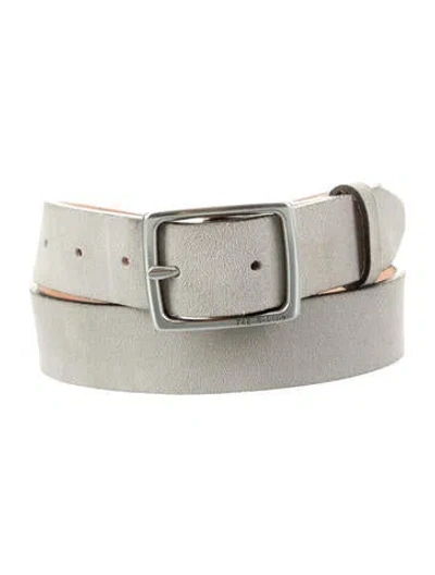 Pre-owned Rag & Bone Suede Belt In Gray