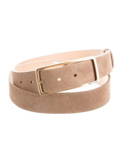 Pre-owned Rag & Bone Suede Belt In Neutral