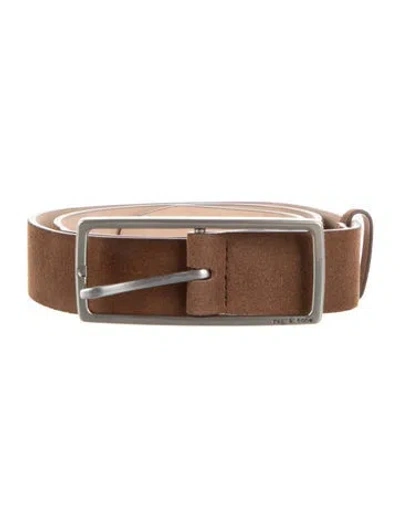 Pre-owned Rag & Bone Suede Belt In Neutral