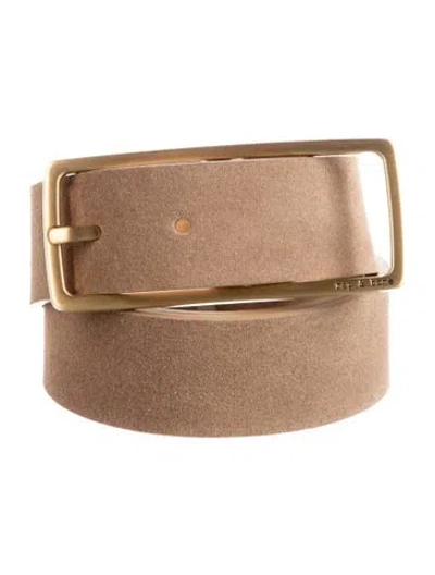 Pre-owned Rag & Bone Suede Belt In Neutrals