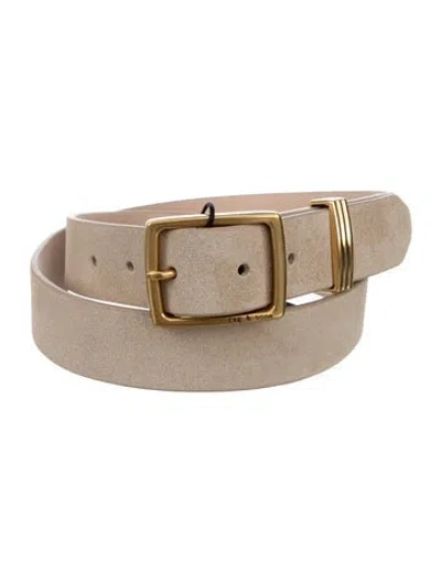 Pre-owned Rag & Bone Suede Belt In Neutrals